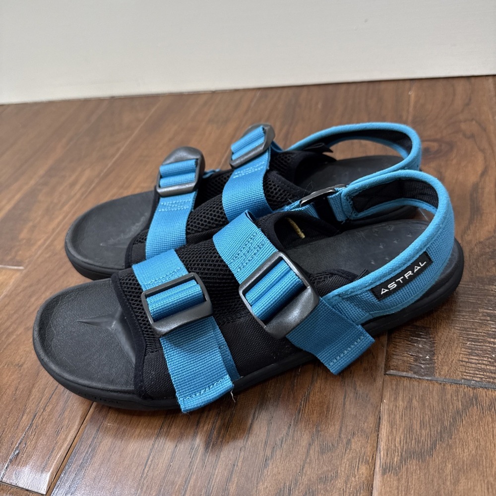 Astral PFD Water Hiking Sandals Womens 10 Blue Outdoor Webber Gorpcore Swim